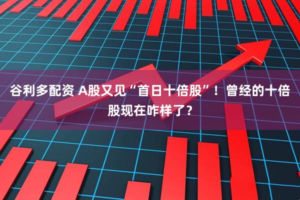 谷利多配资 A股又见“首日十倍股”！曾经的十倍股现在咋样了？